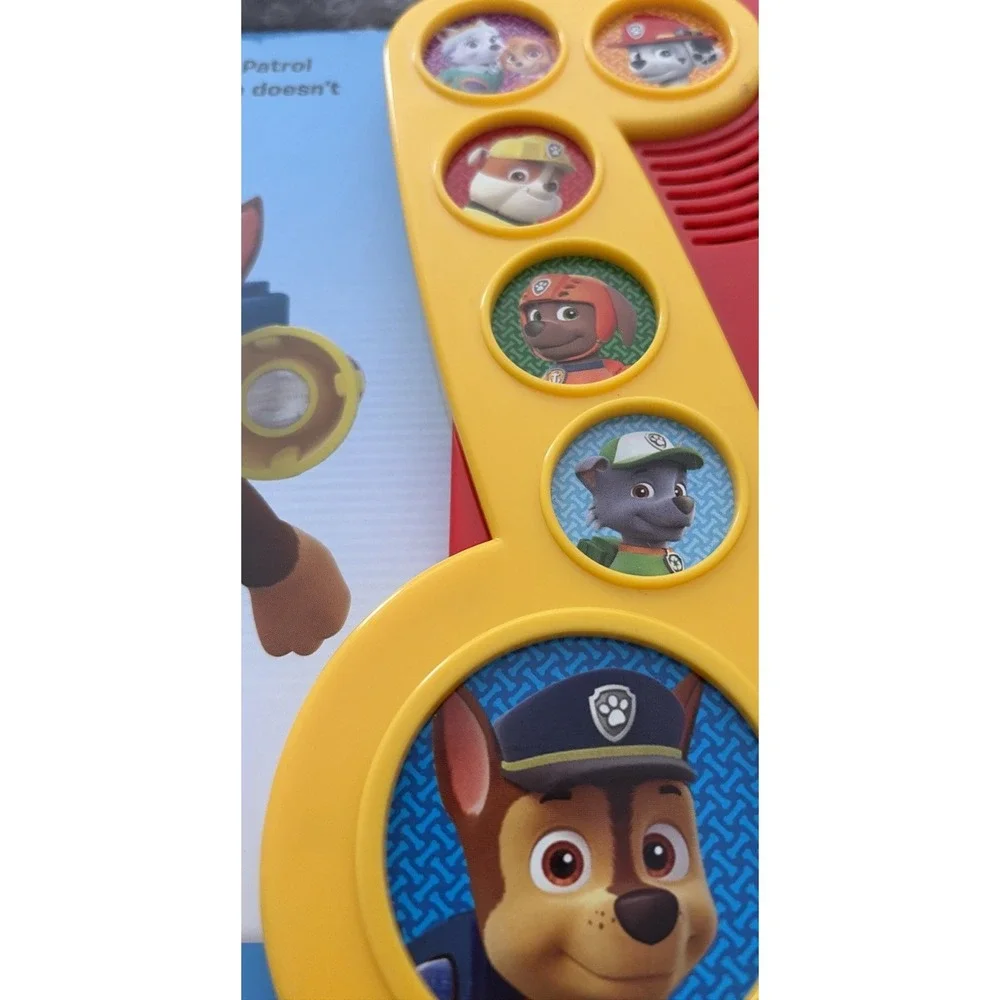 Paw Patrol PAWsome Songs, Play-a-Song, Board Book with Lyrics, Read for 6 Songs